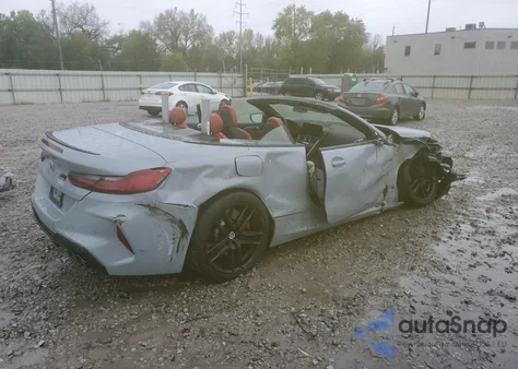 2023 BMW M8 z USA, uszkodzony, nr VIN WBSDZ0C07PCL58135